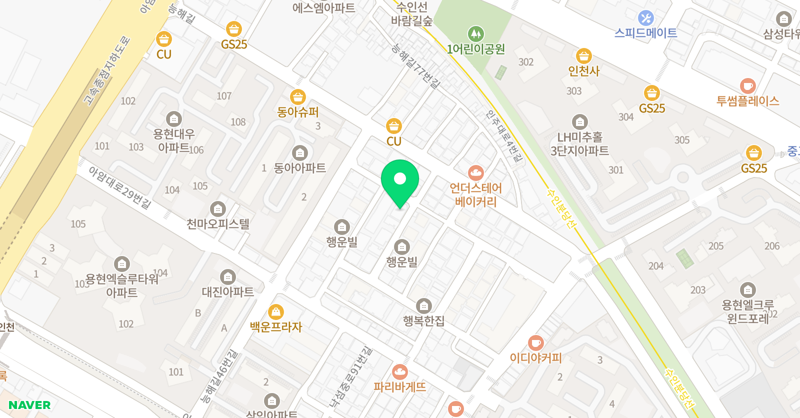 플라톤아카데미 숭의용현교실 위치