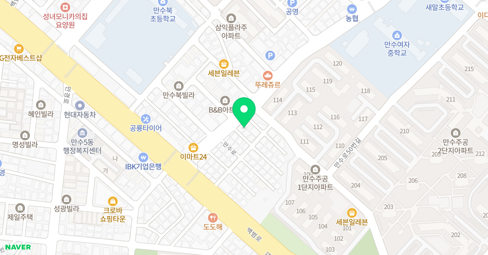 뱅크 수학 위치