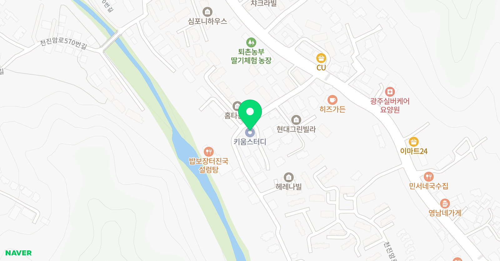 기탄사고력교실 퇴촌 1호점 위치