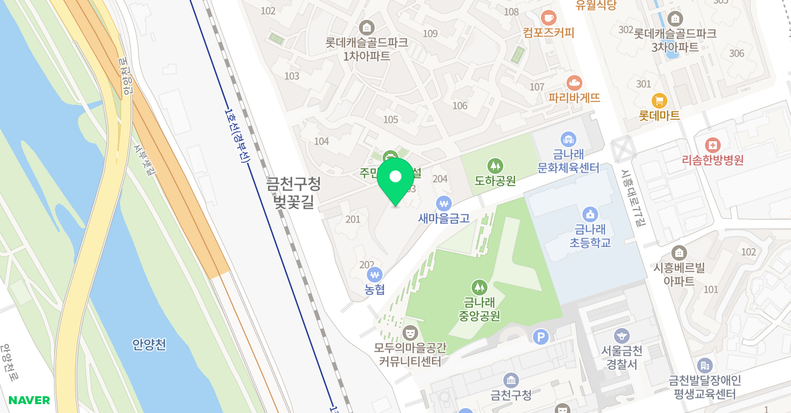예음 음악학원 위치