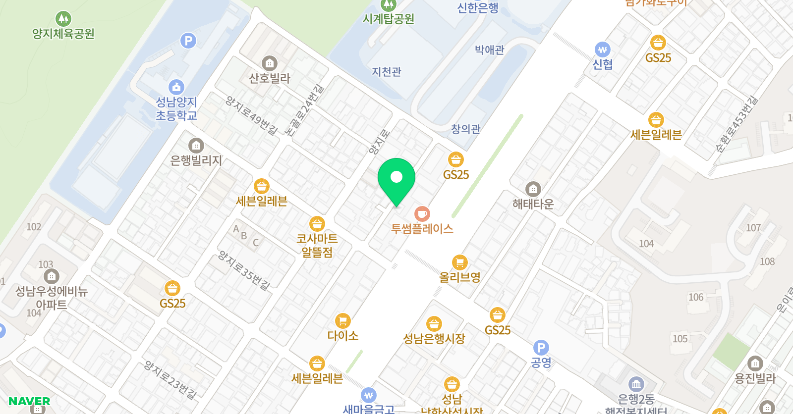 한우리 독서토론논술 위치