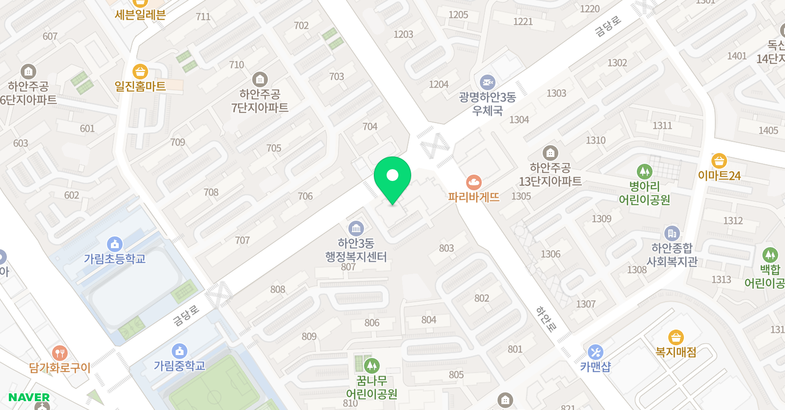 예지 미술 위치