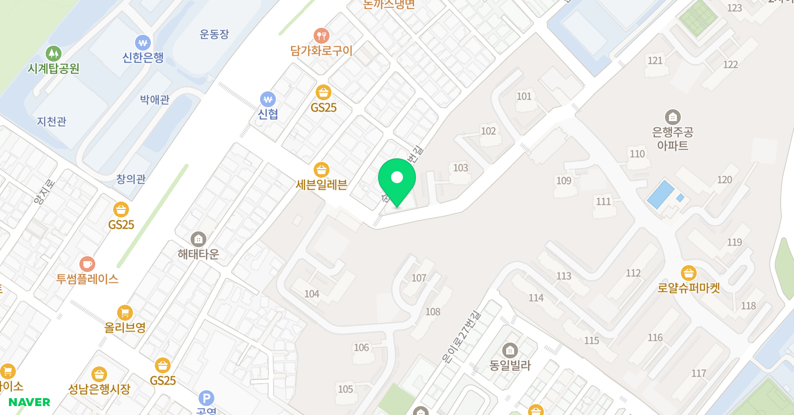 동영 태권도 점프줄넘기 위치