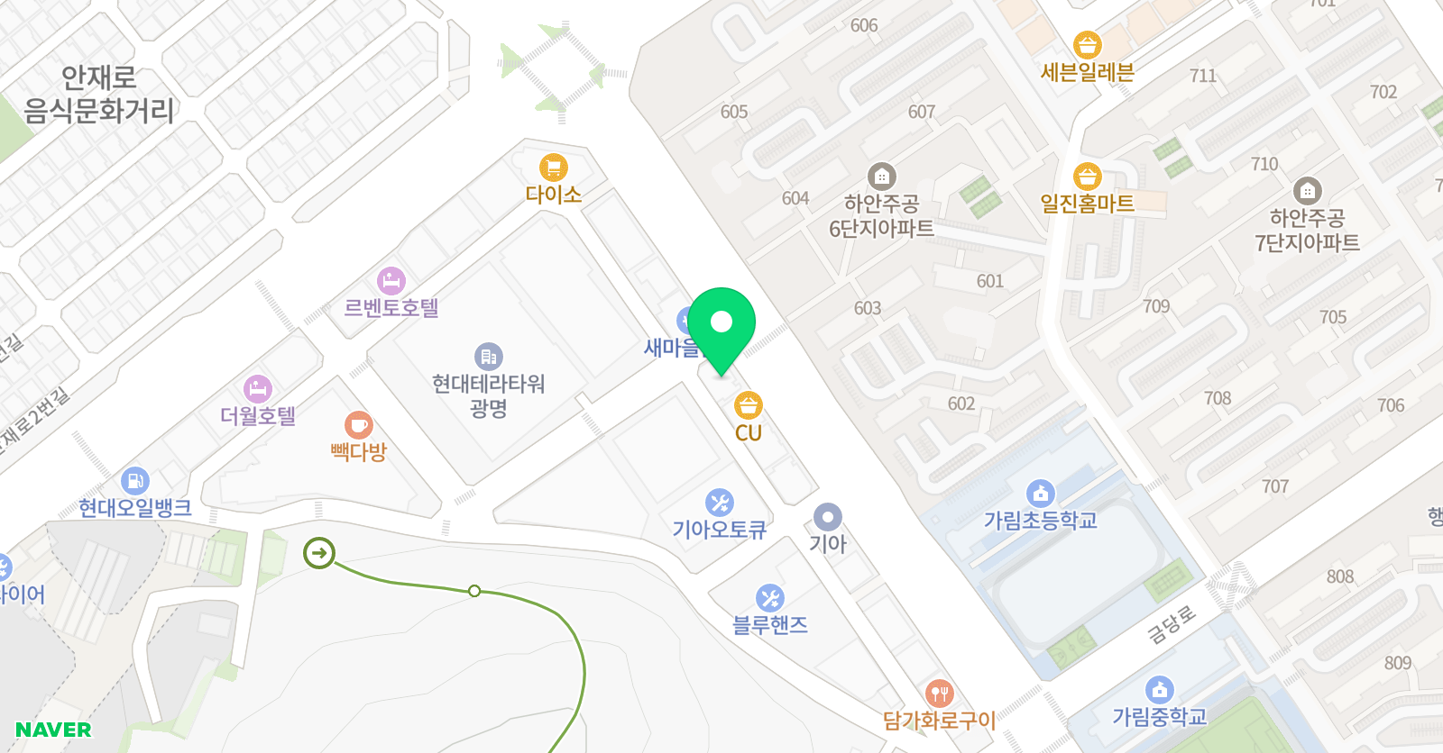 라이트하우스 댄스학원 위치