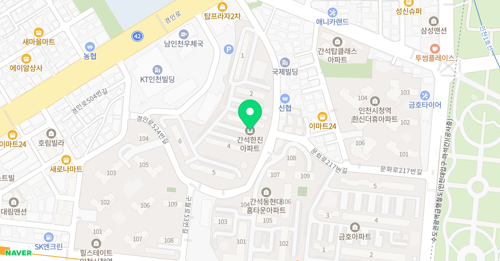 키린영어 위치