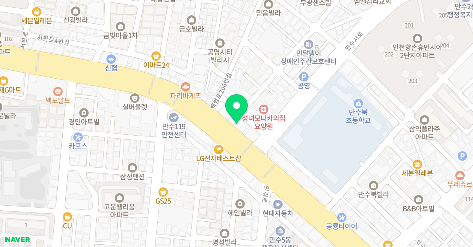 원무 태권도 위치
