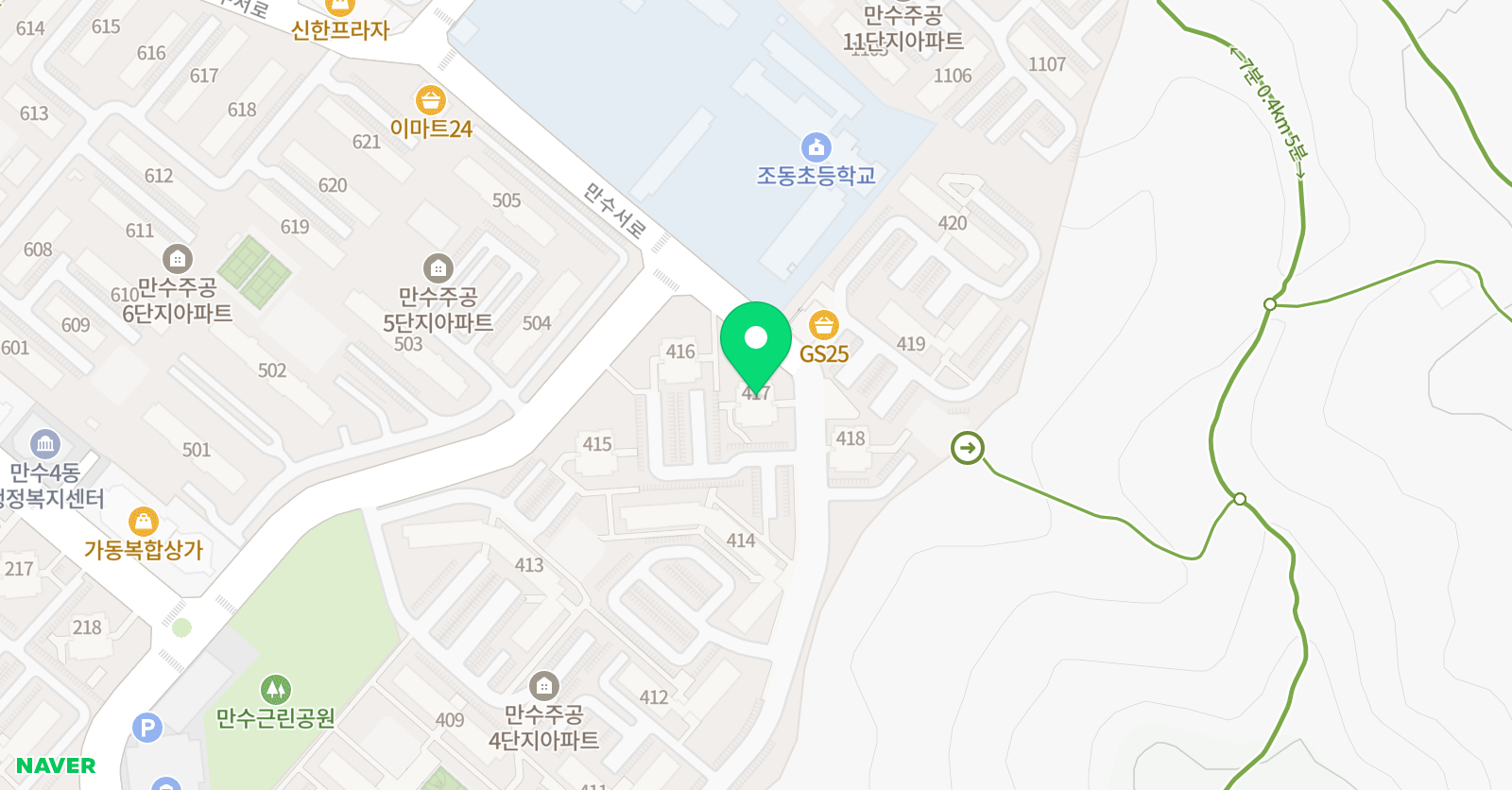 아소비 인천 만수주공4단지점 위치