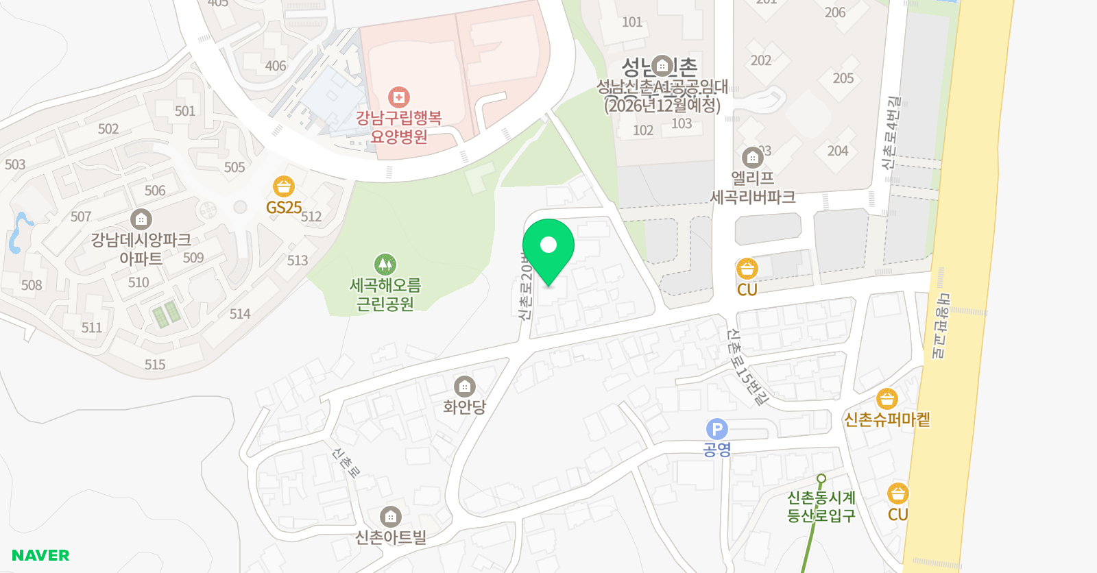 얼라이브 유소년스포츠클럽 위치