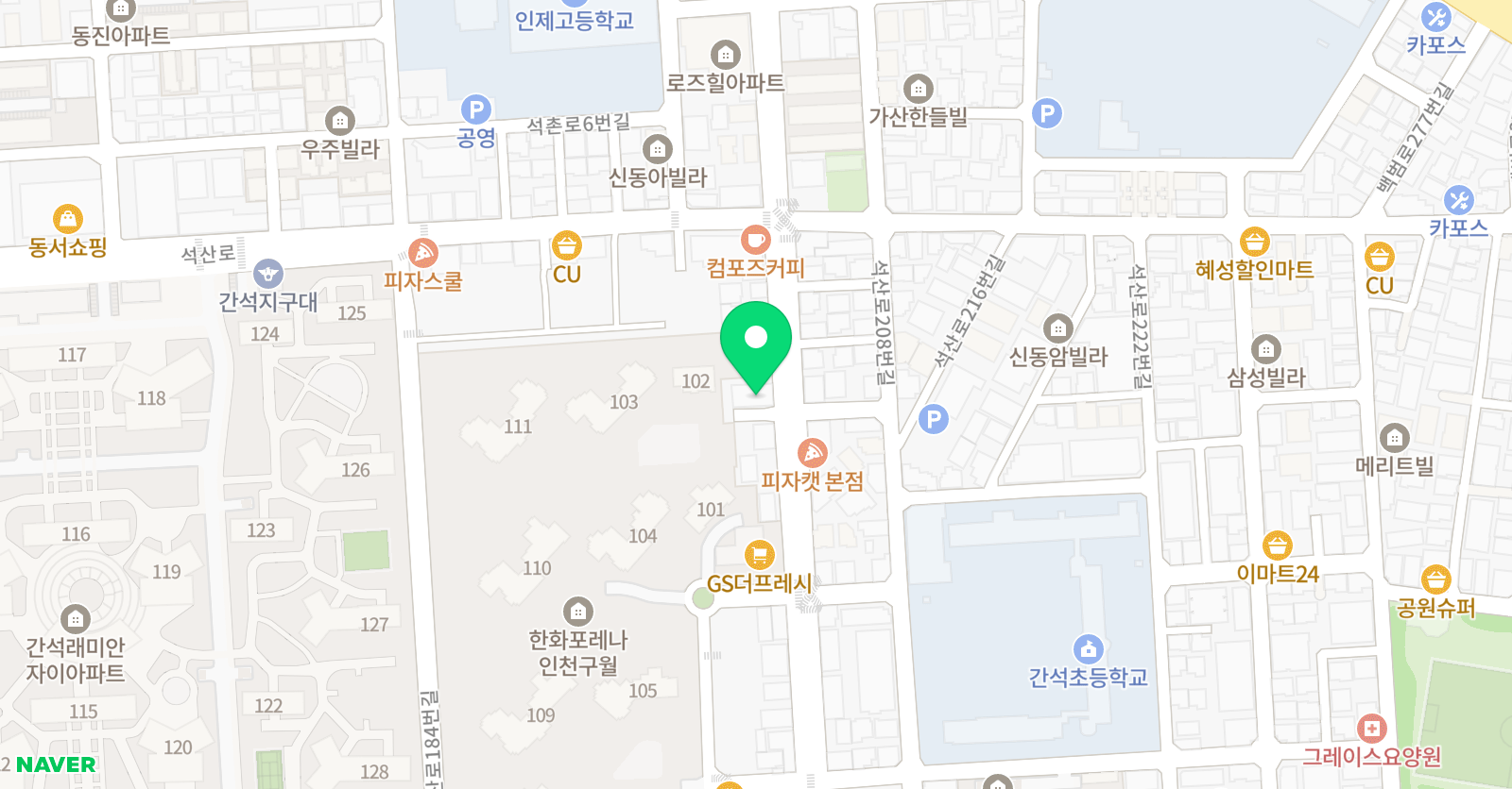 용인대성무 아이짐합기도 위치
