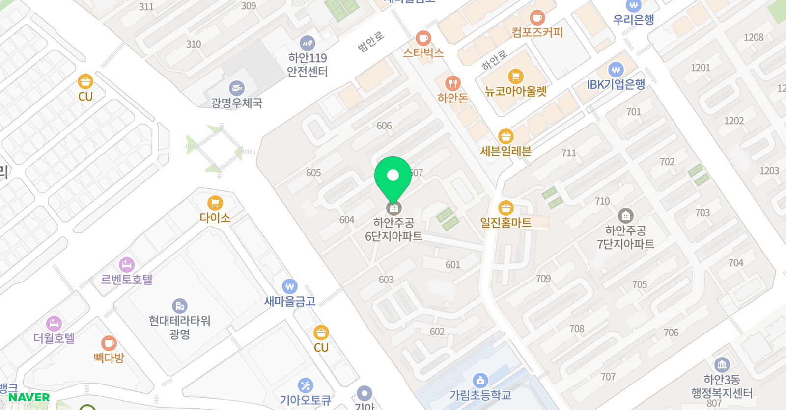 플라톤 독서토론논술 하안6단지공부방 위치