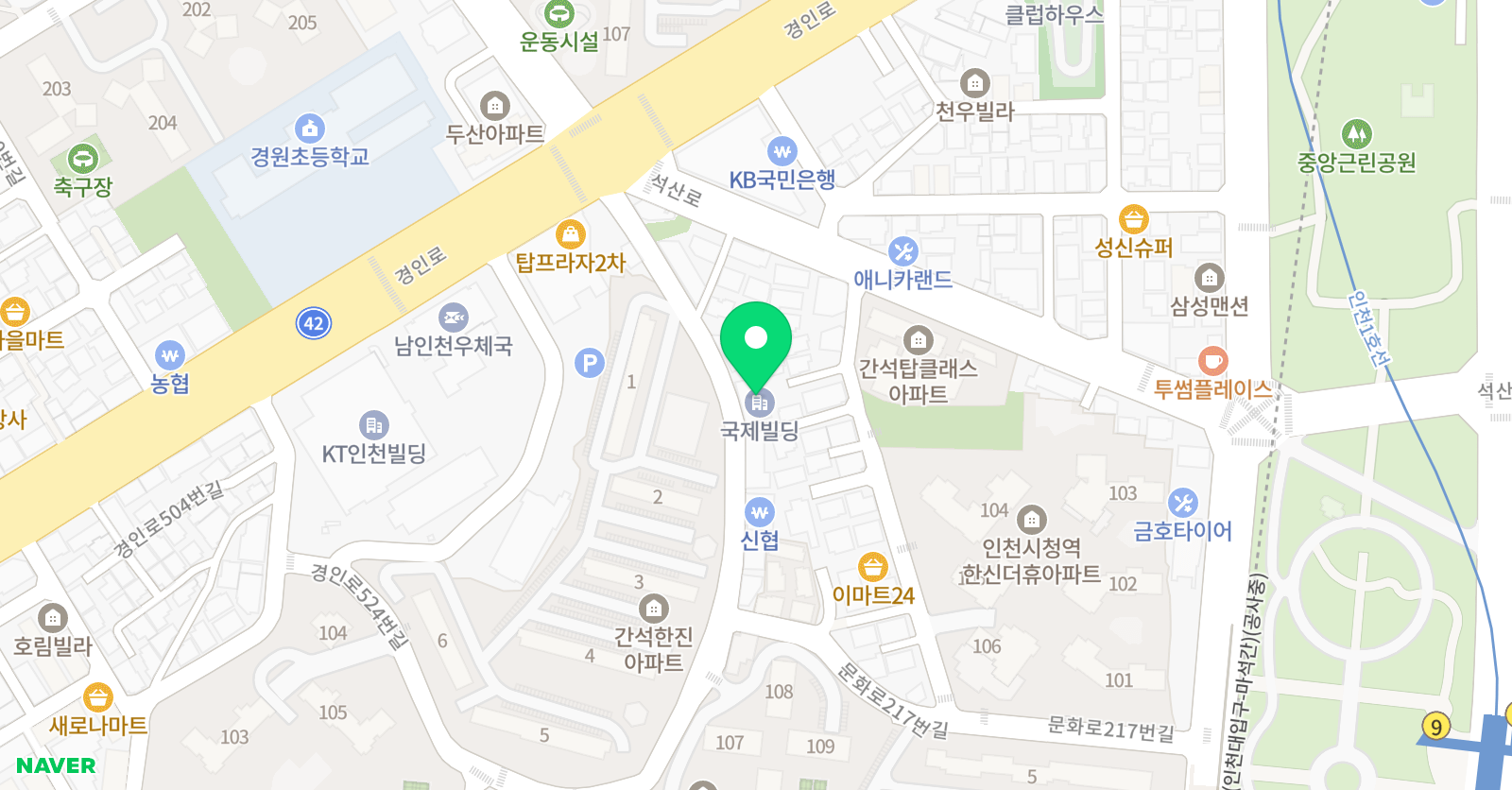 KTI 고려참 태권도장 위치