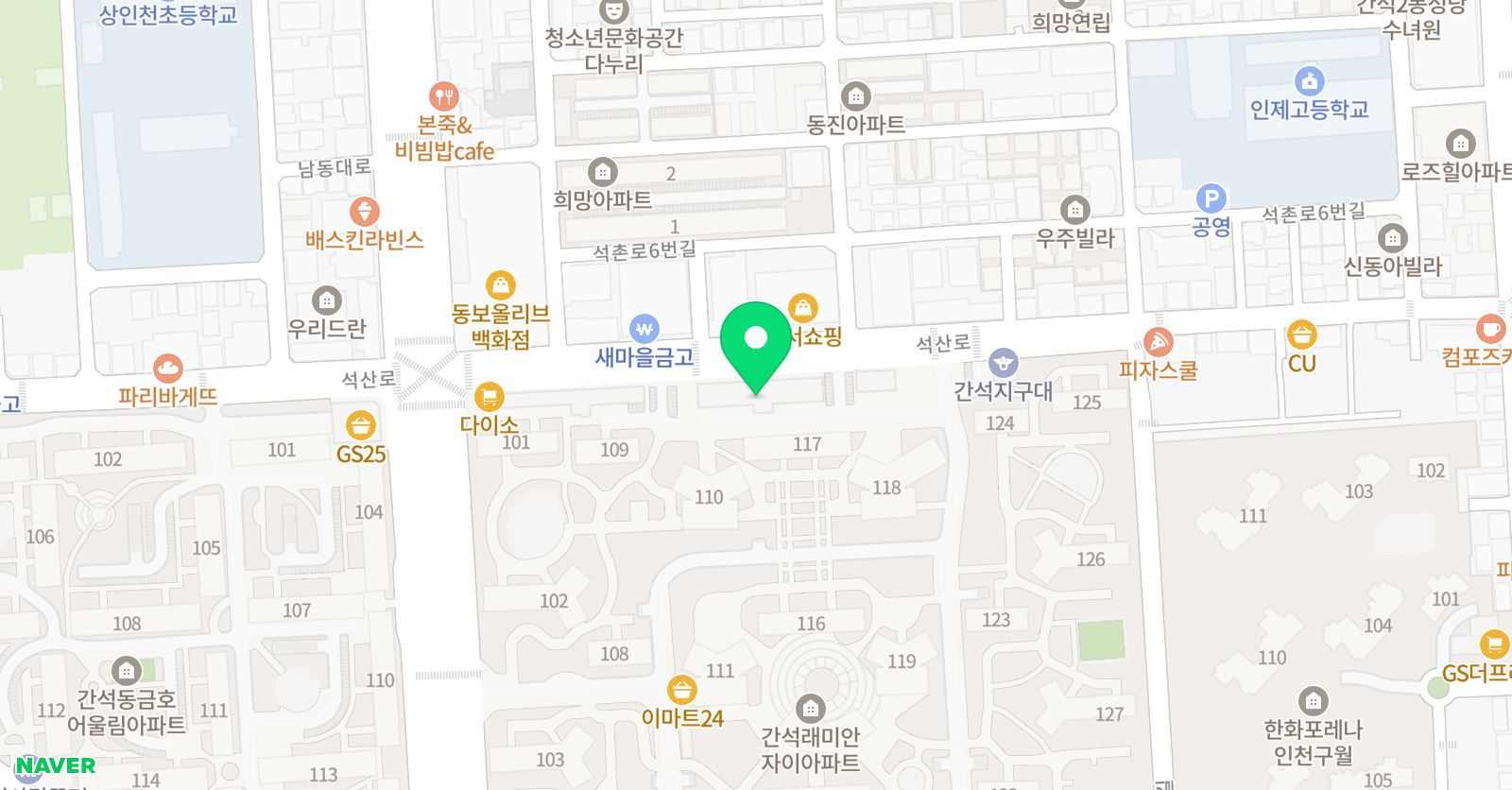 홍익아트인 미술학원 위치