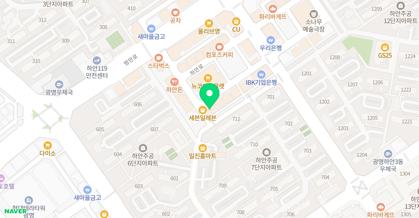 아가페 음악학원 위치