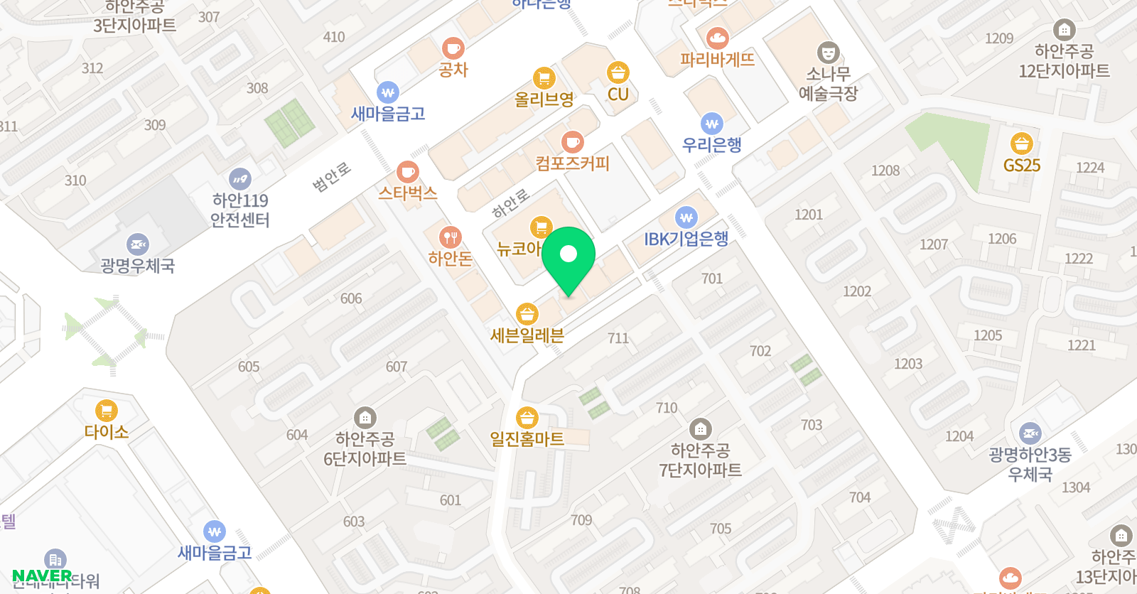 포텐업 영어학원 위치