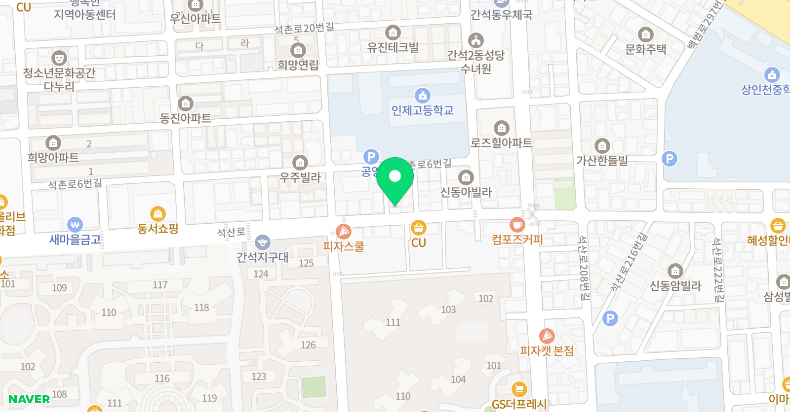 윤 수학학원 위치