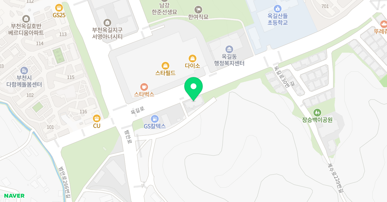국가대표 TS 태권도장 위치