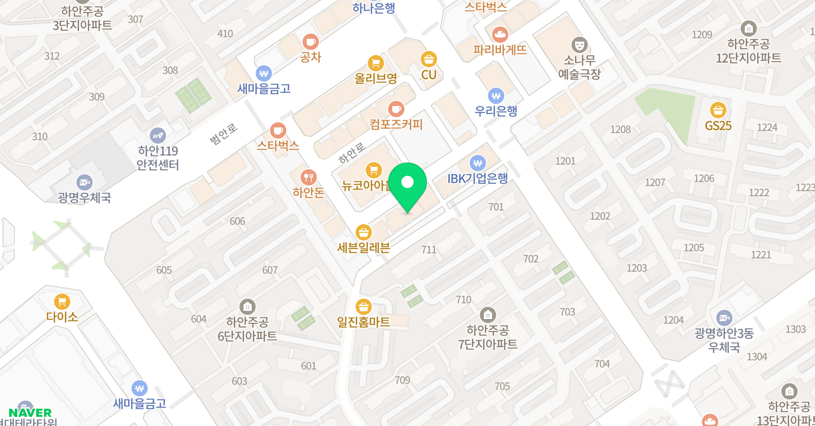 라라 음악학원 위치
