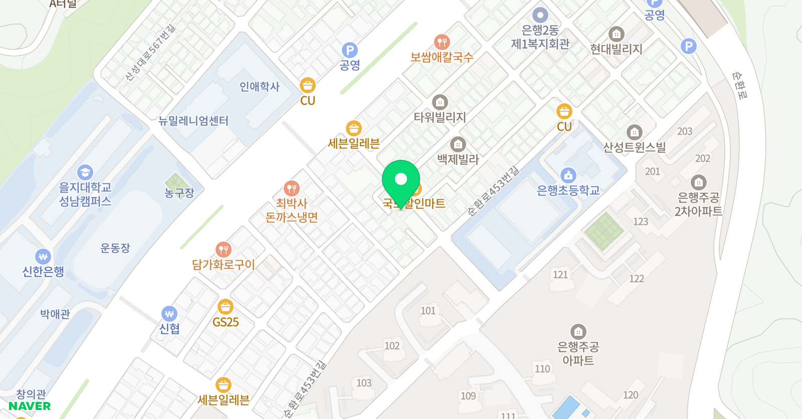 삼성 영어 은행초교실 위치