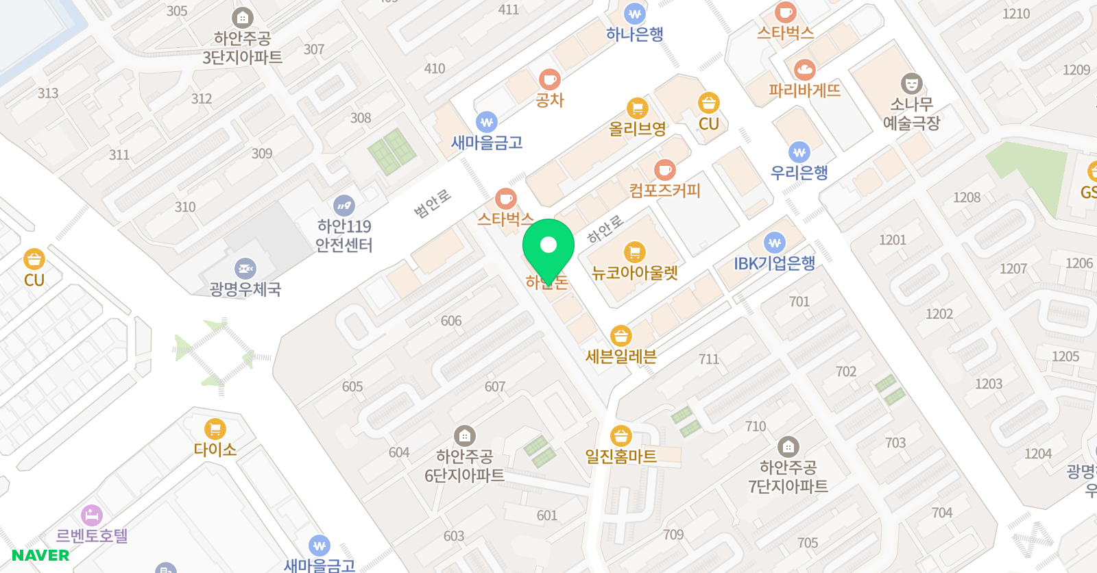리더스 학원 위치