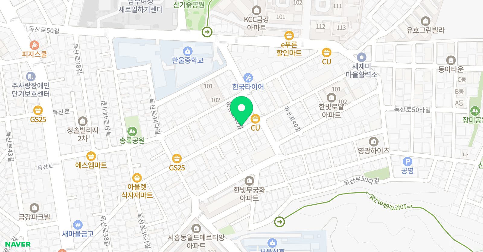 아꿈 미술교습소 위치