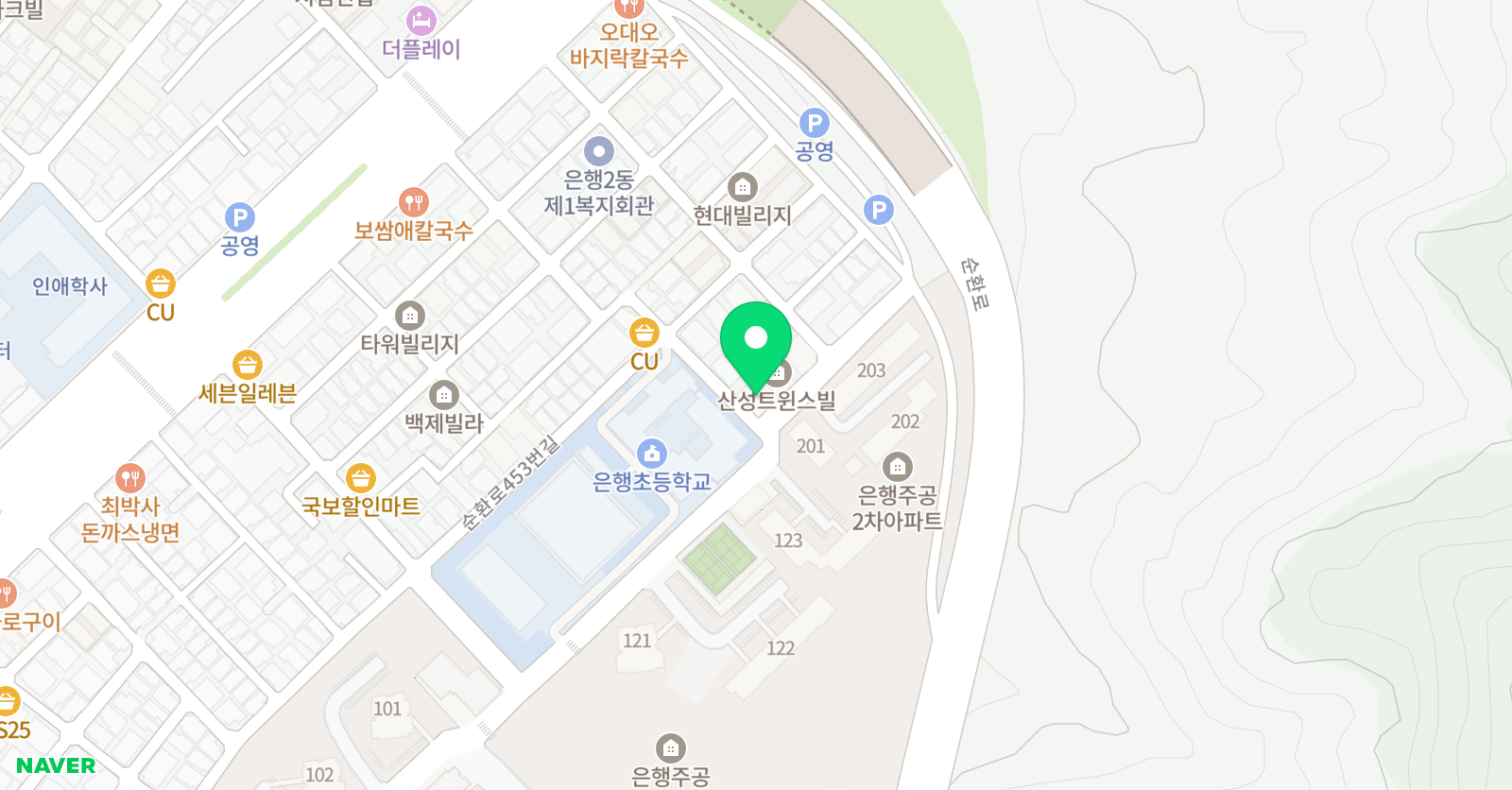 어뮤즈 피아노 위치