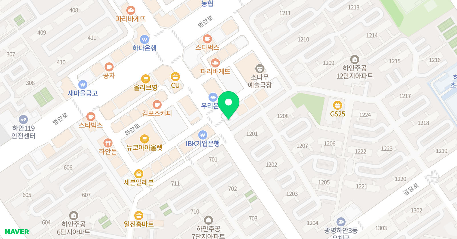 백시현 미술학원 위치
