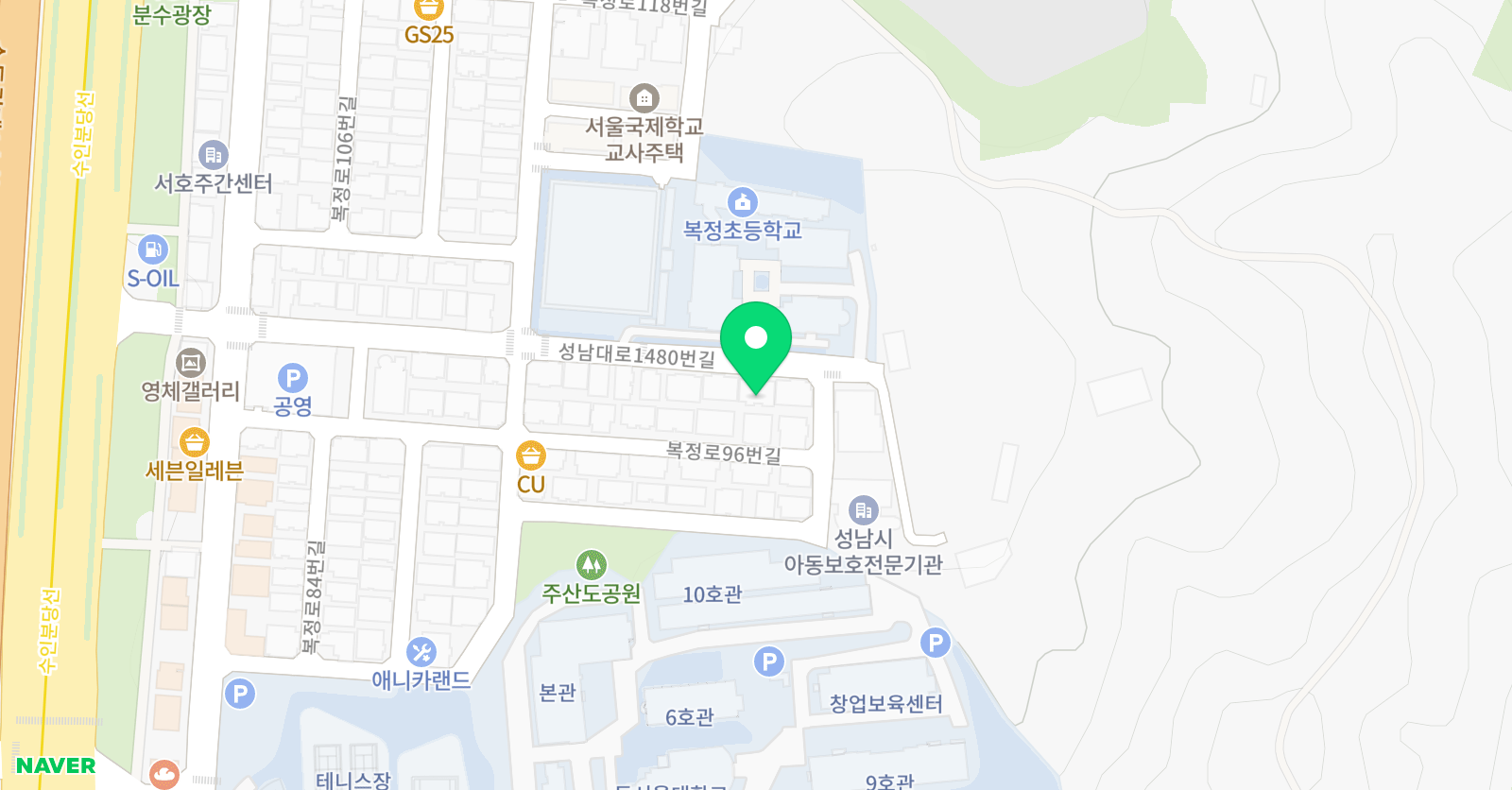 블루스타즈 아카데미 위치
