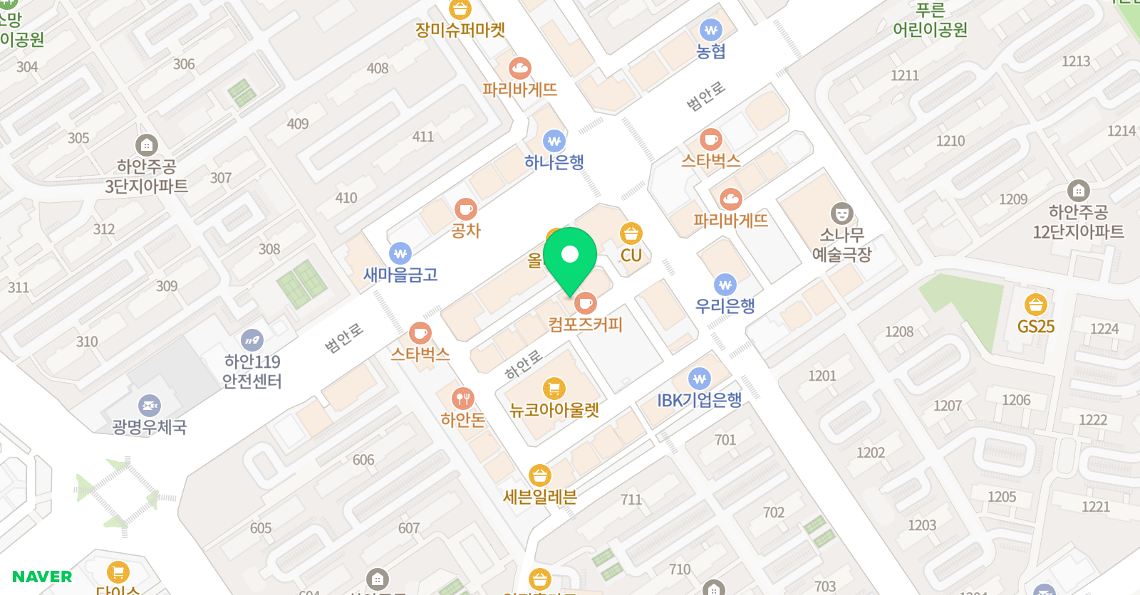 톡프로 원어민 영어회화 위치