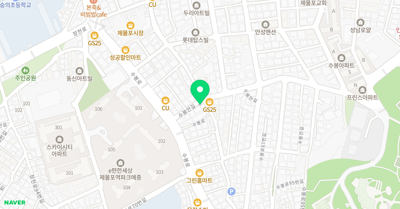 우화 아뜰리에 위치