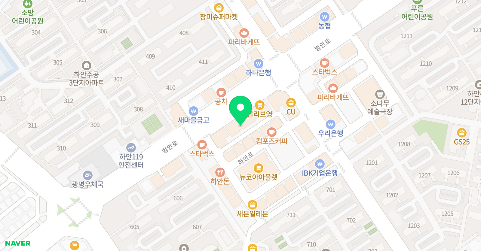 바운스 뮤직 실용음악 아카데미 위치