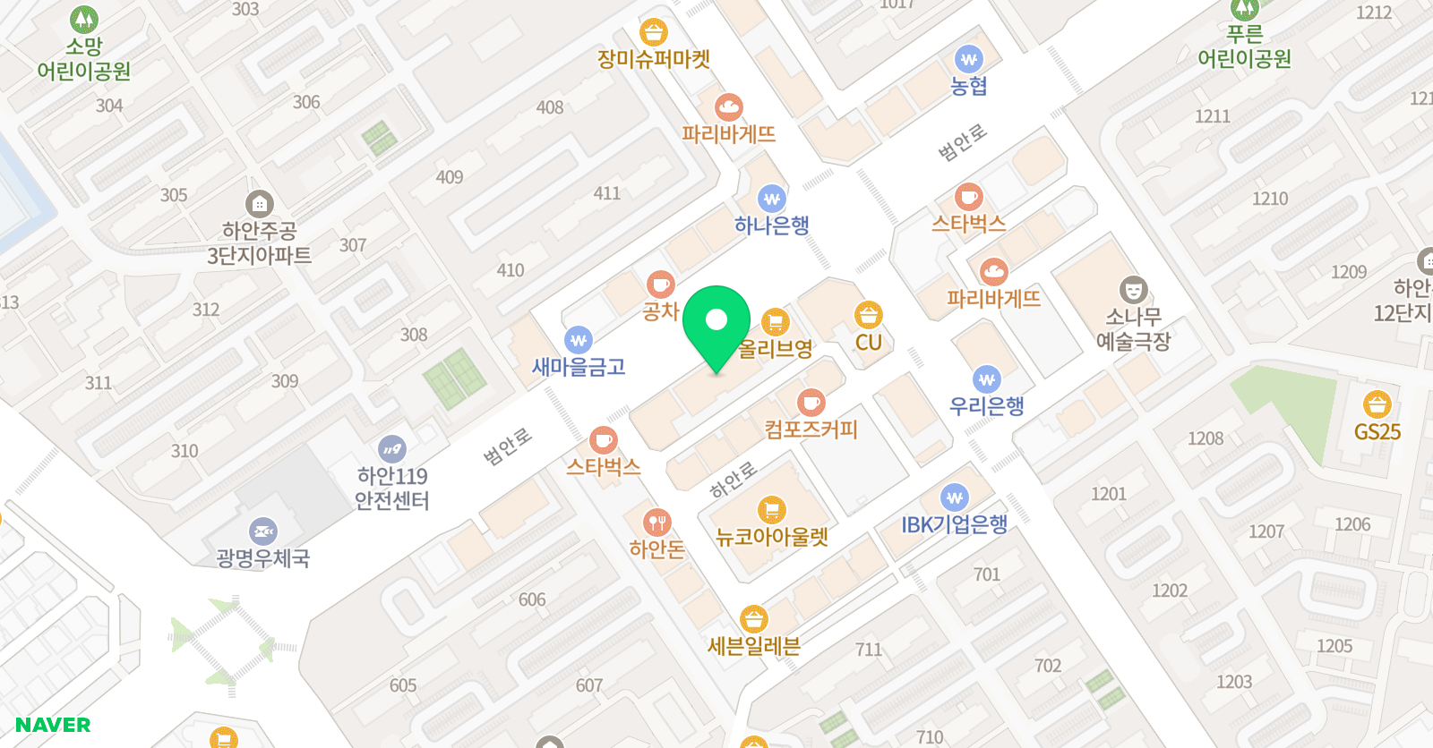 생각나무 논술교습소 위치