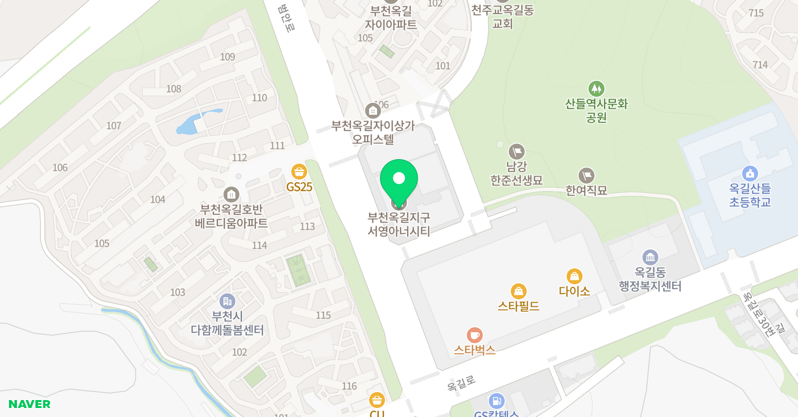 플라톤아카데미 독서논술교습소 옥길 위치