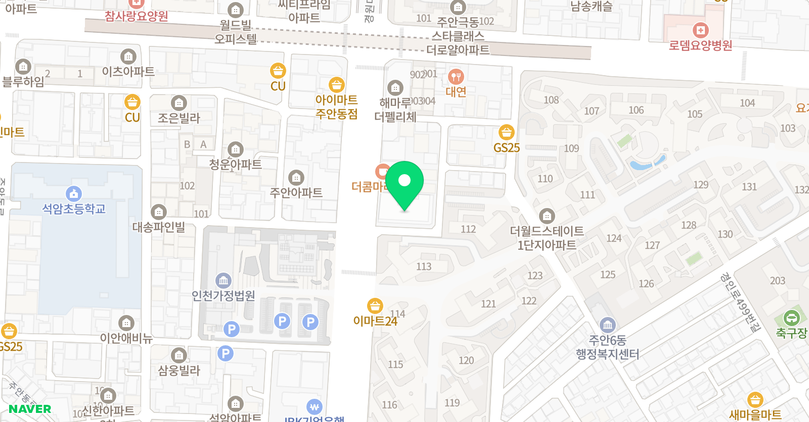 와이키즈  미추홀센터 실험과학 사고력수학 위치