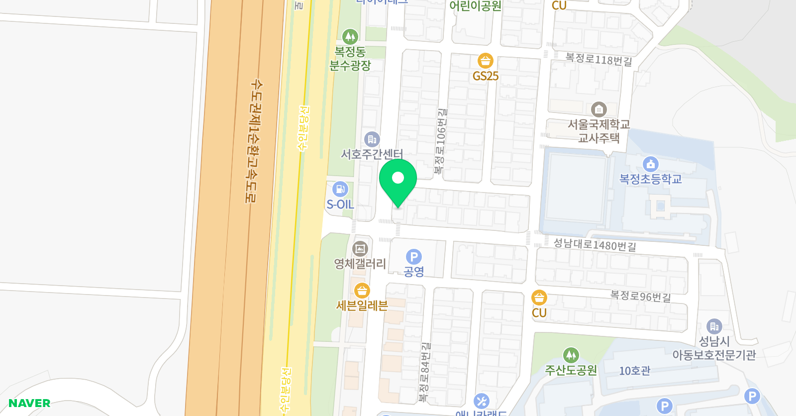 독수리 태권도 위치