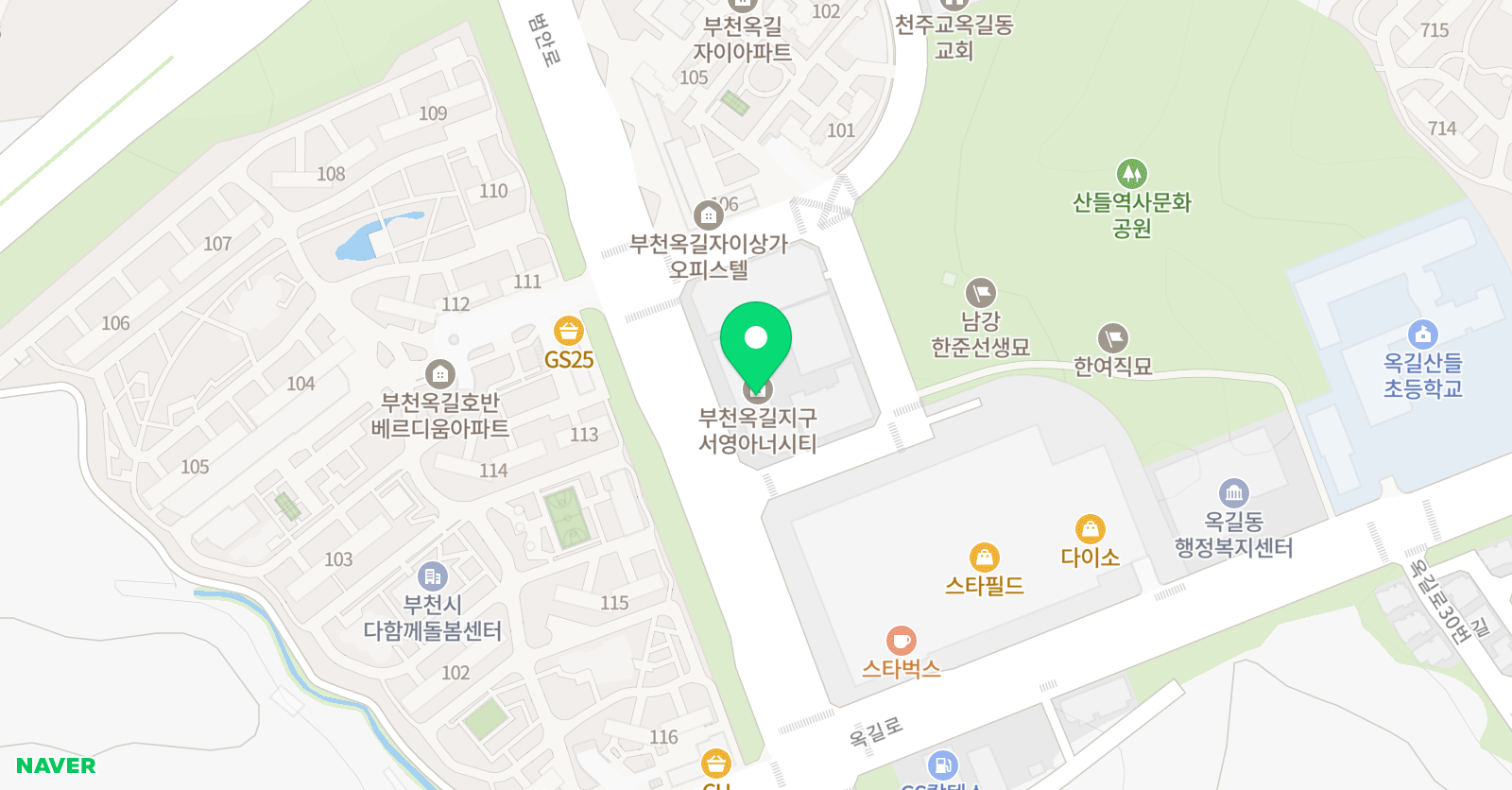 리드인 옥길점 위치