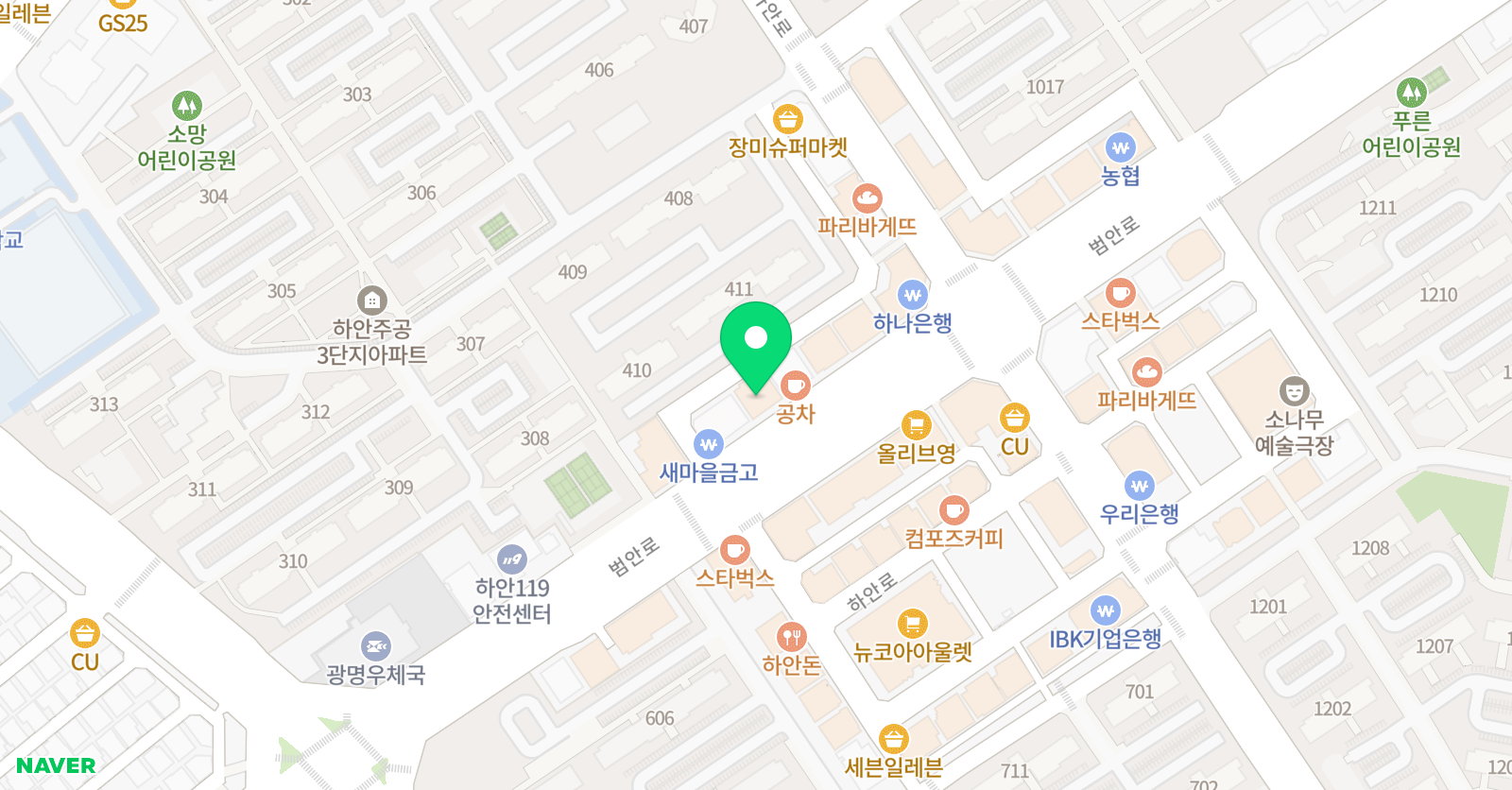 플래너 수학학원 3관 위치