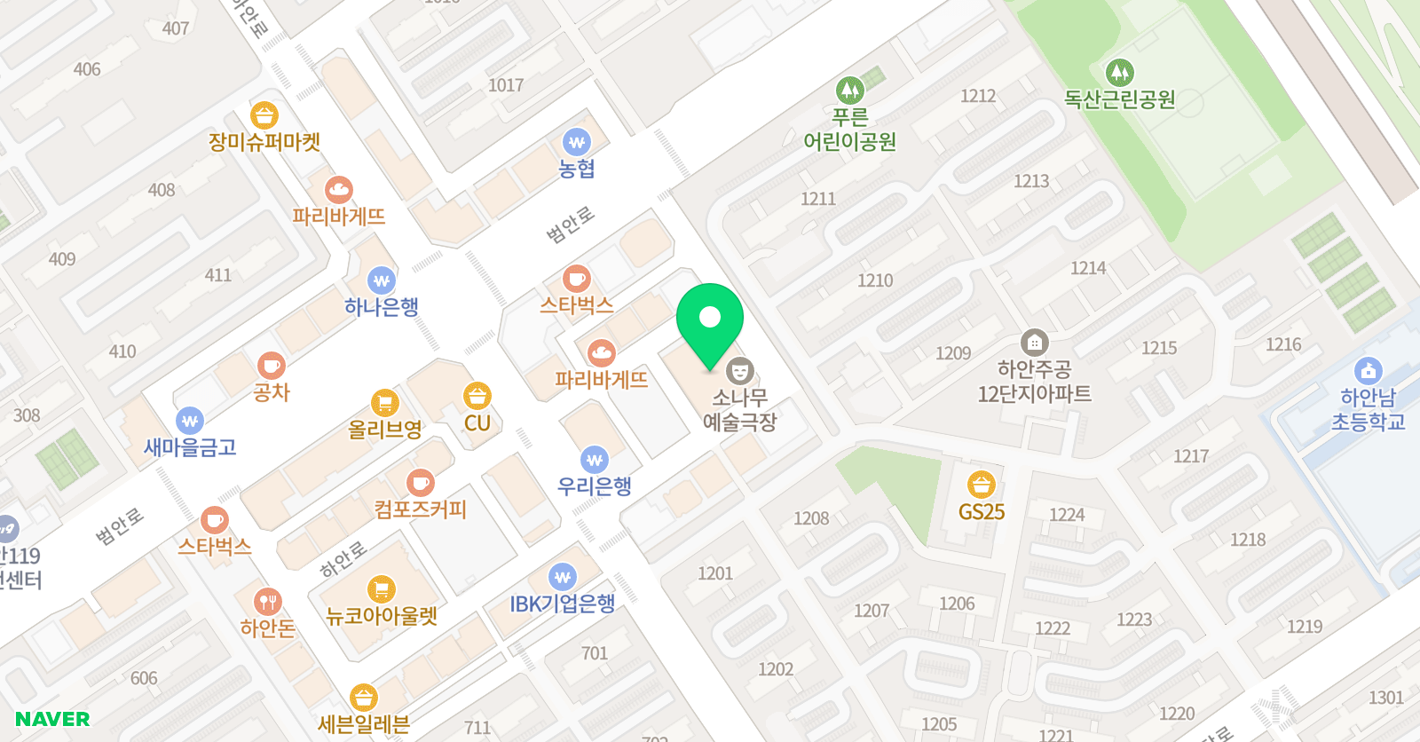 서강SLP 광명어학원 위치
