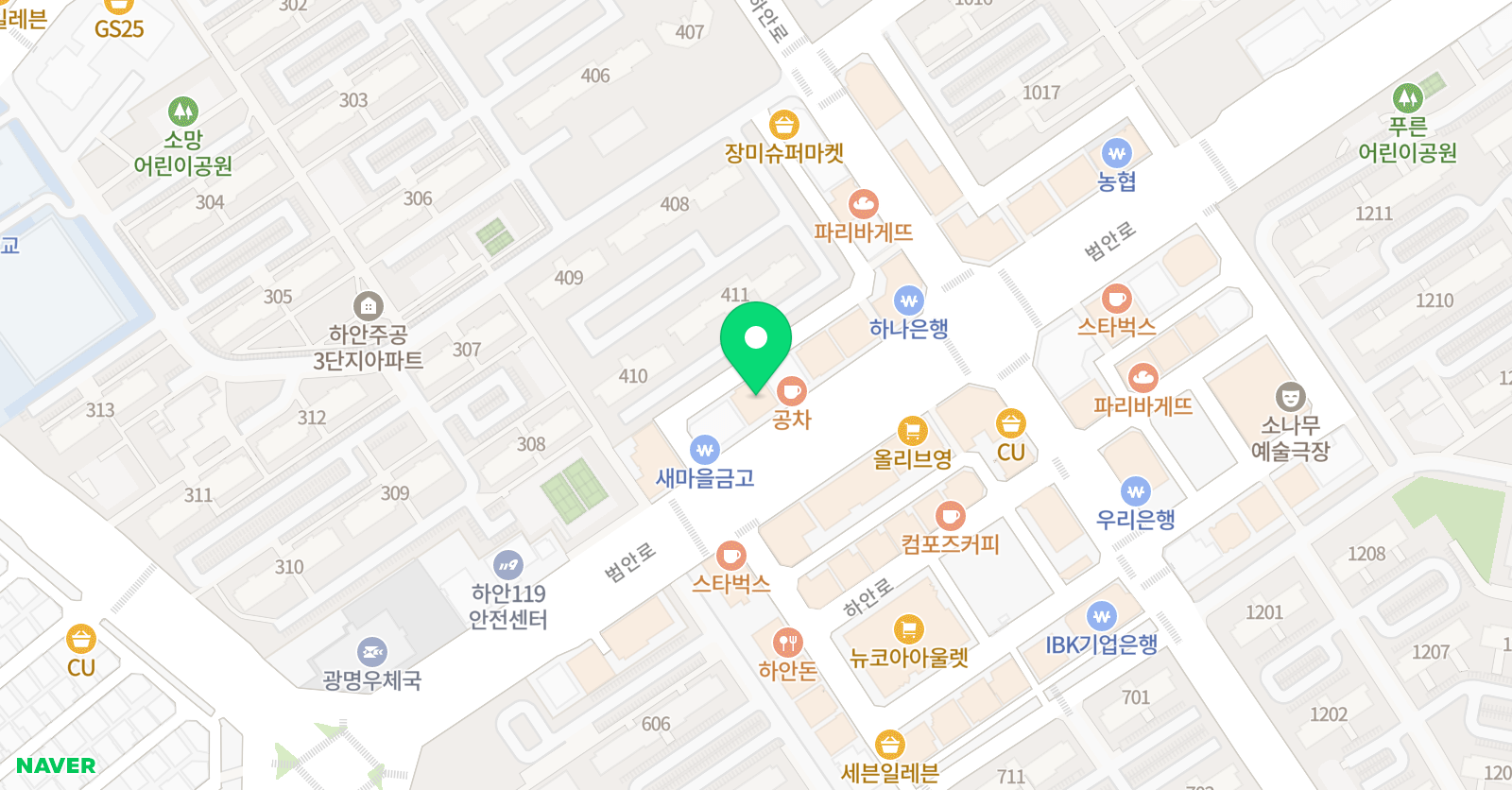 솔루션 영수학원 위치
