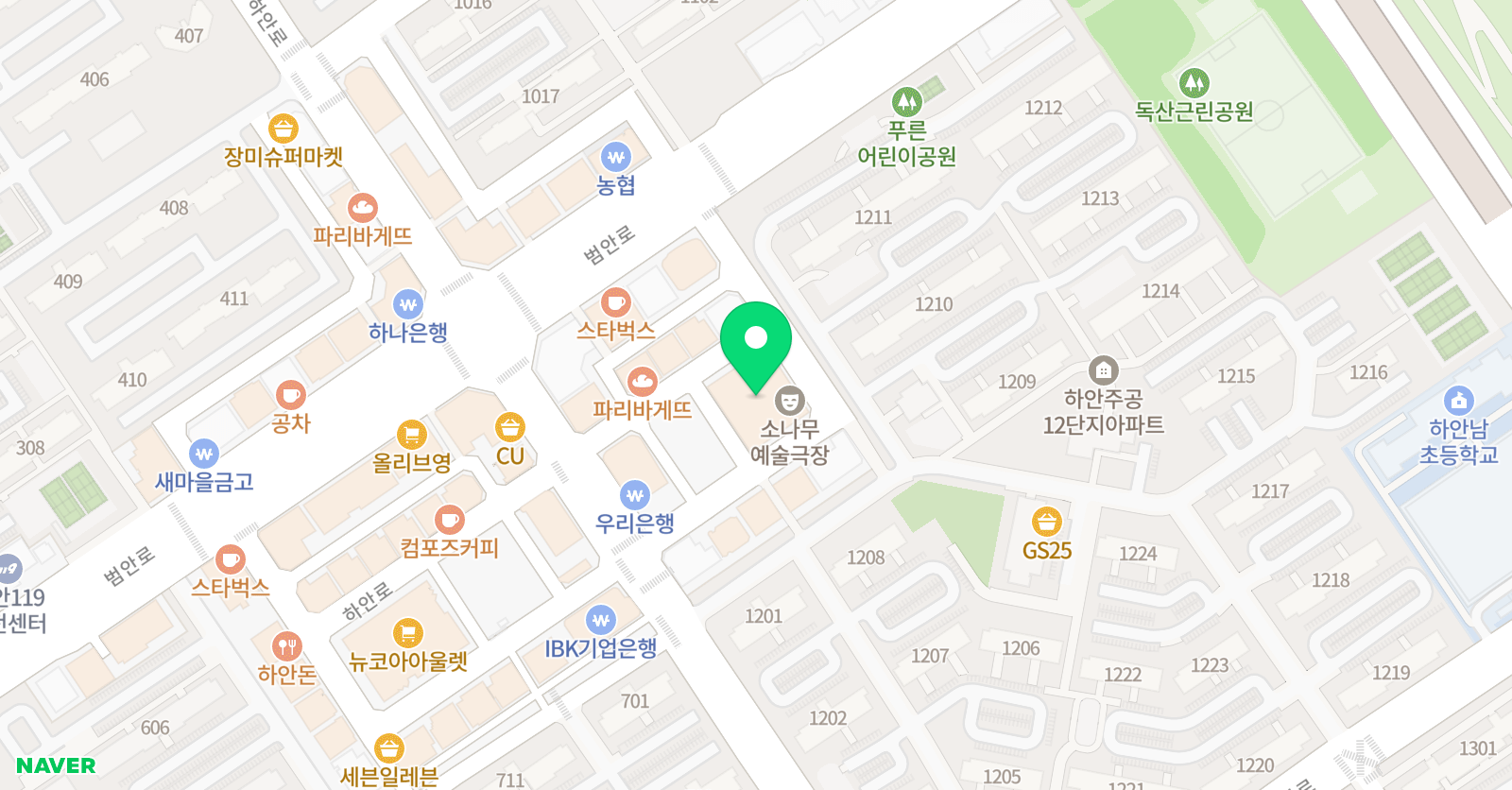 브레인스쿨 광명센터 위치