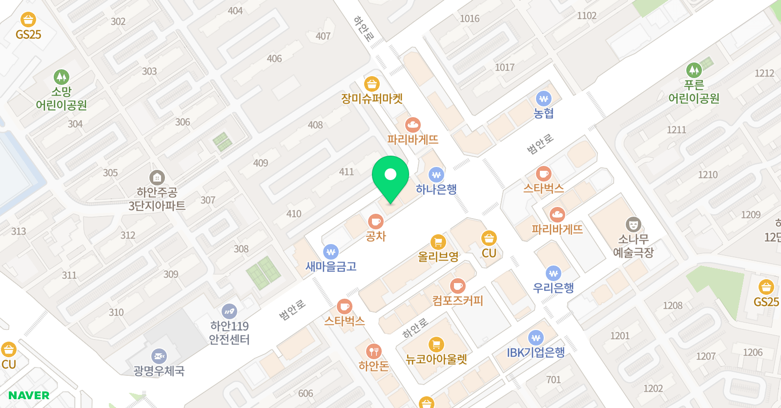 청아 음악학원 위치