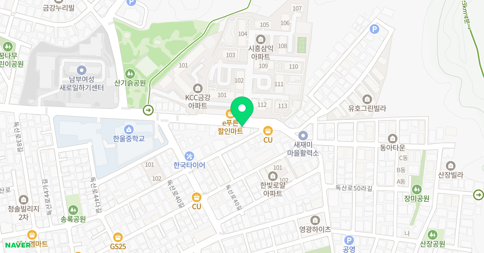 능률주니어랩 영어교습소 시흥2교실 위치