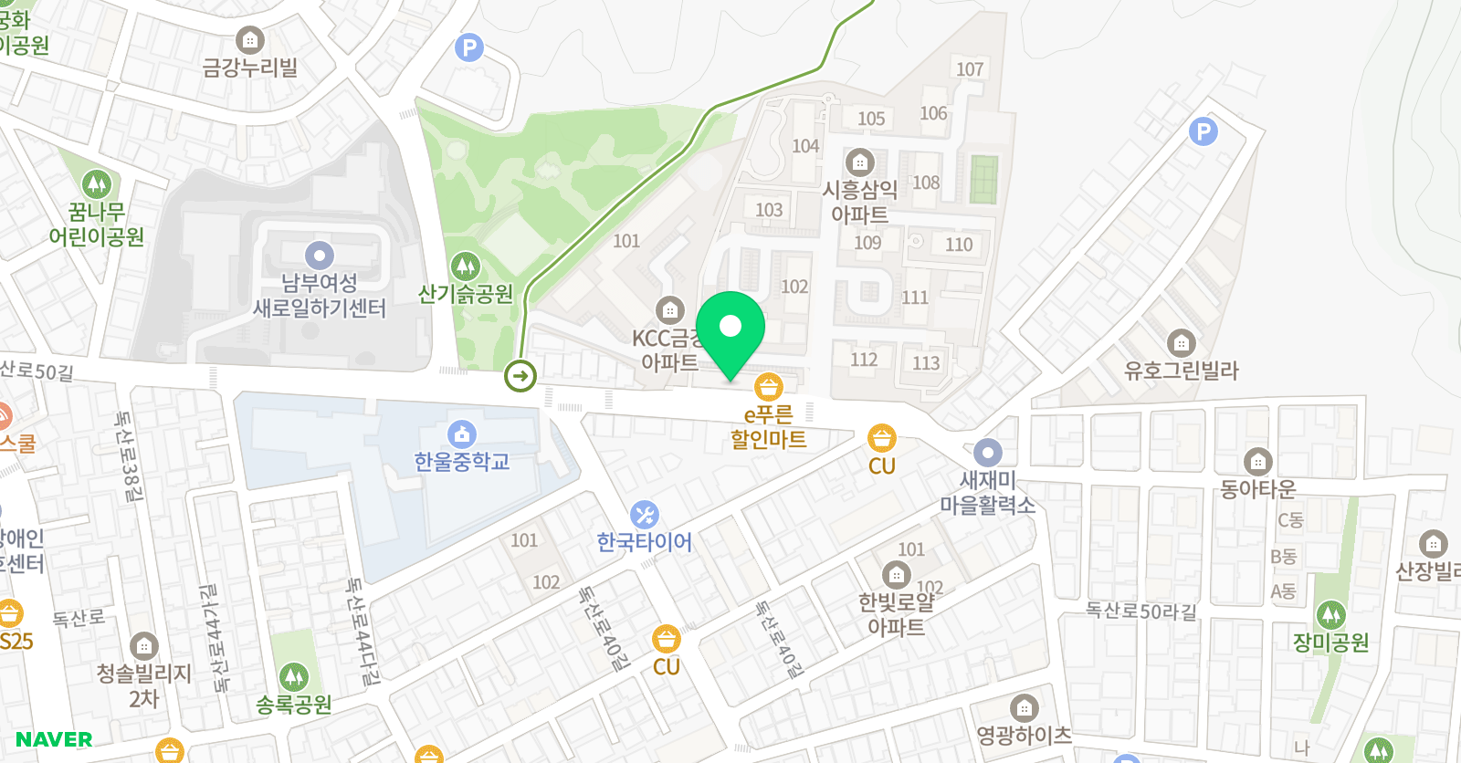 삼익예음 음악학원 위치