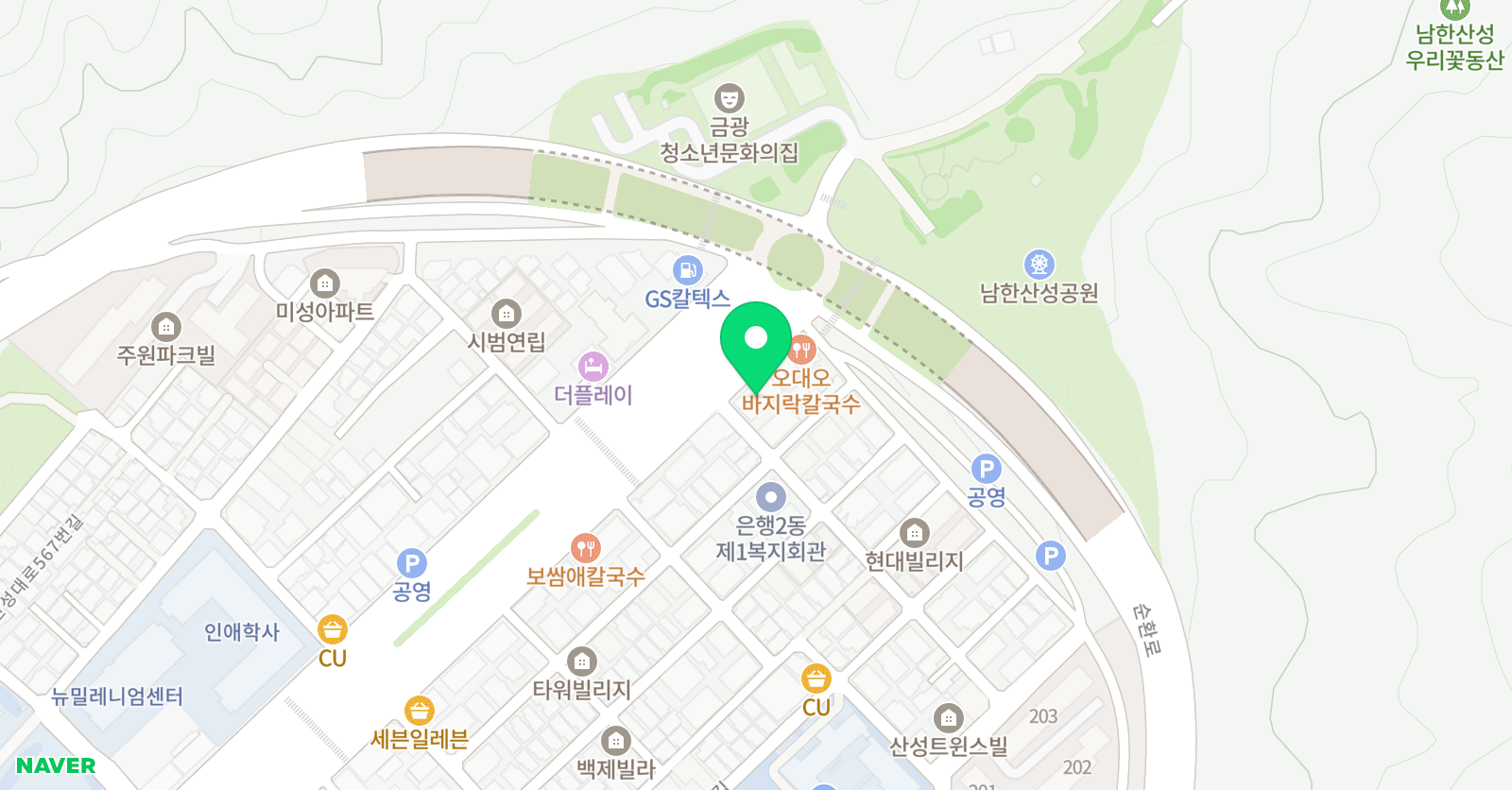 PLAYS 풋볼아카데미 은행 위치