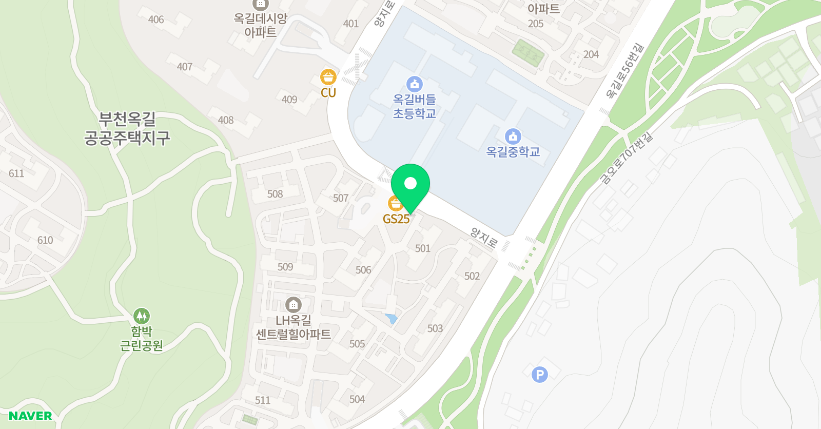 밴쿠버 영어 옥길본원 위치