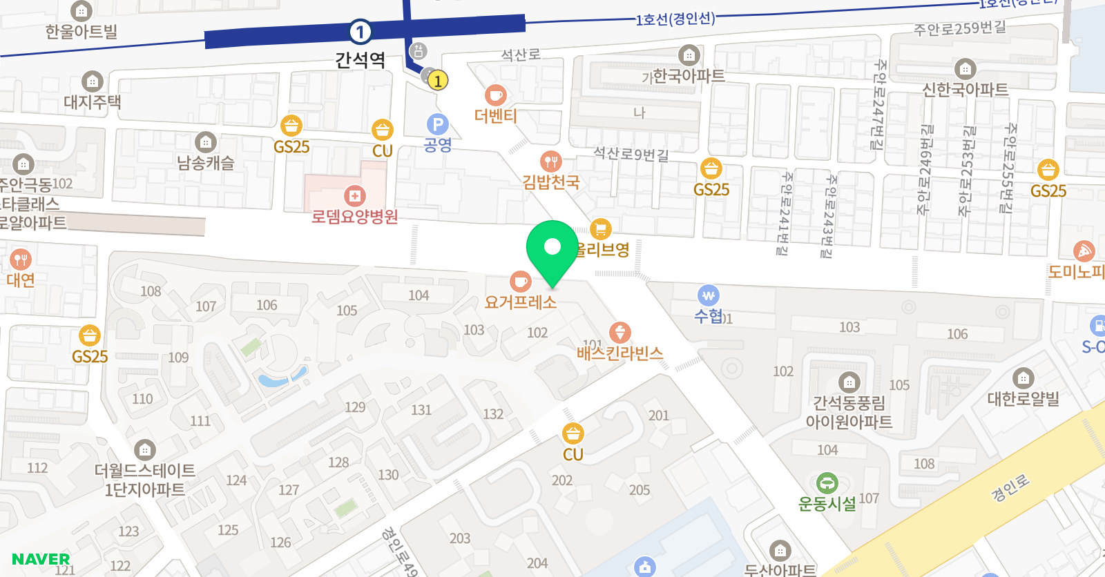 설렘 수학교습소 위치