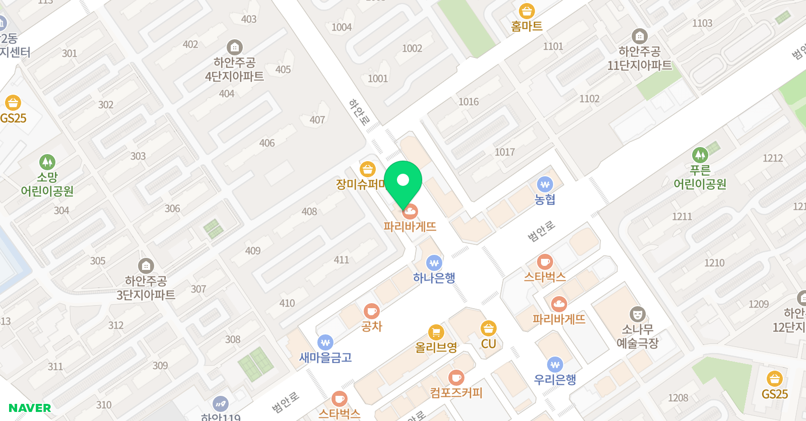 올리는 수학 끌리는 영어 학원 위치