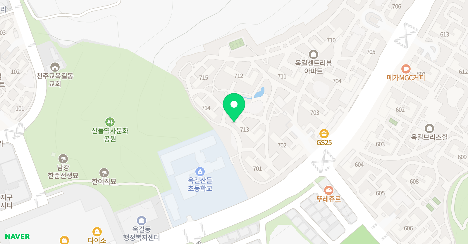 미래엔 영어 옥길 센트리뷰 교실 위치
