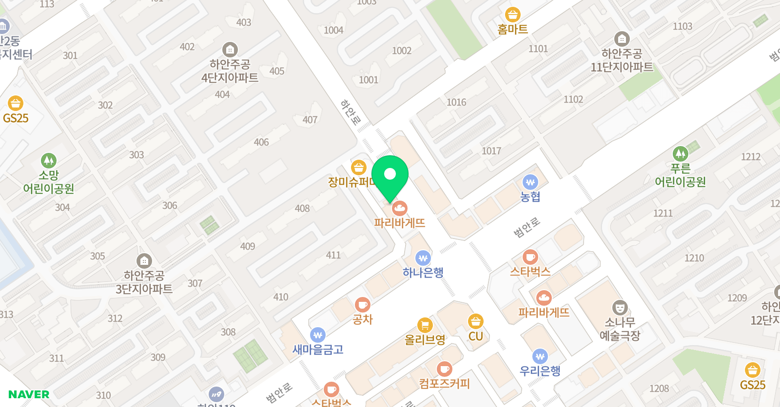 플랜비 영어학원 위치