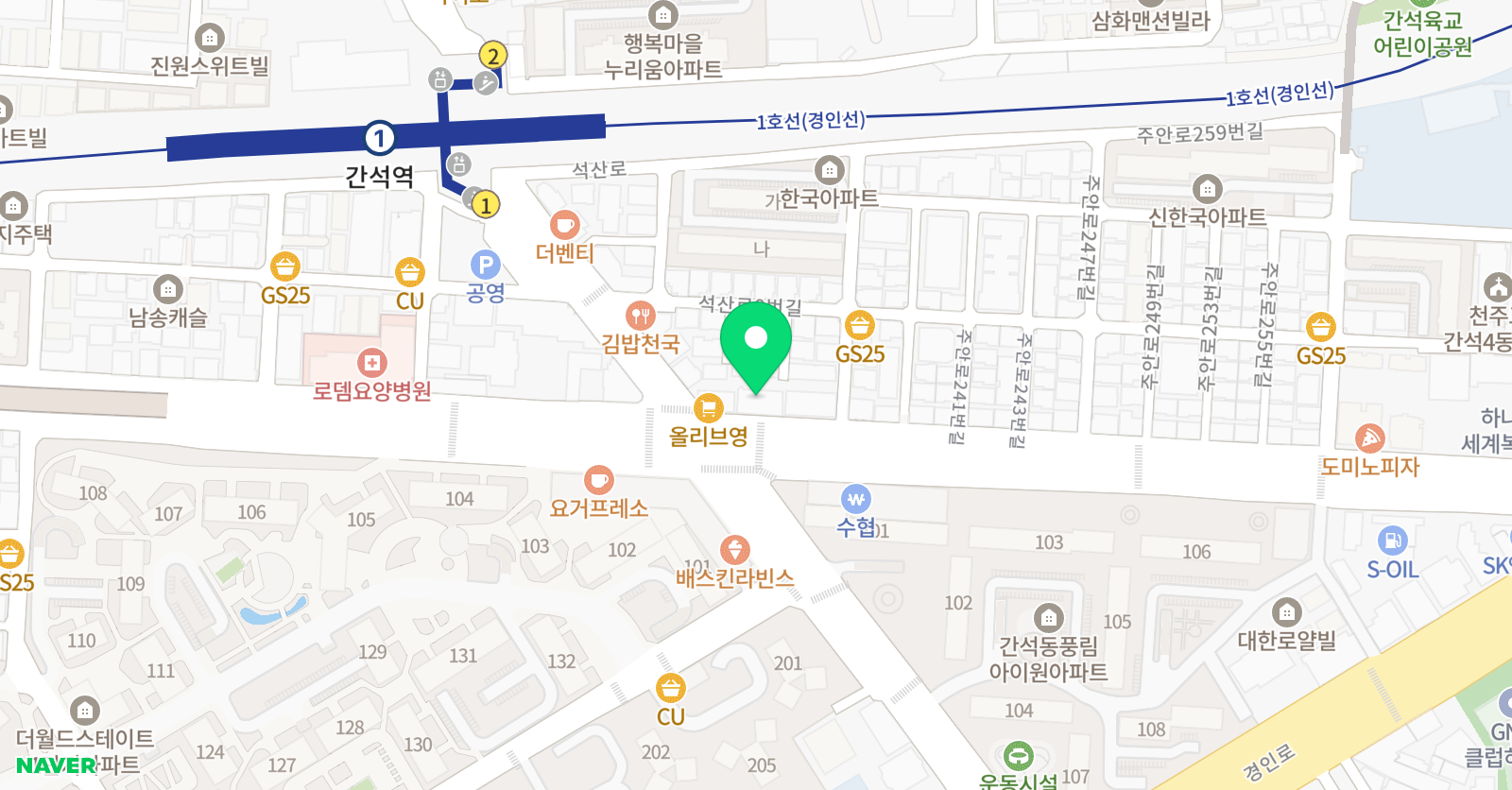 엠베스트 SE공부학원 위치