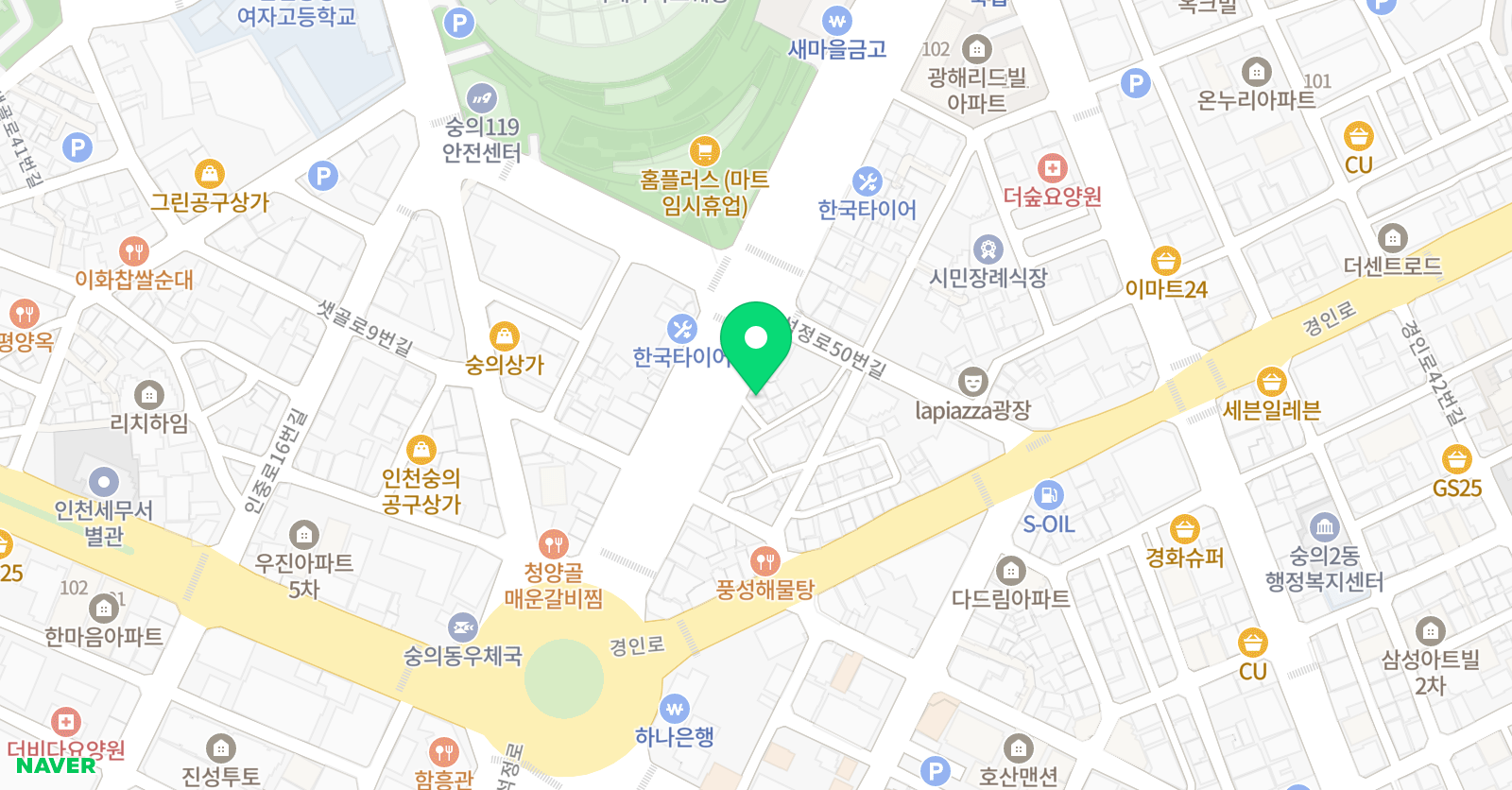 정상 수학학원 위치